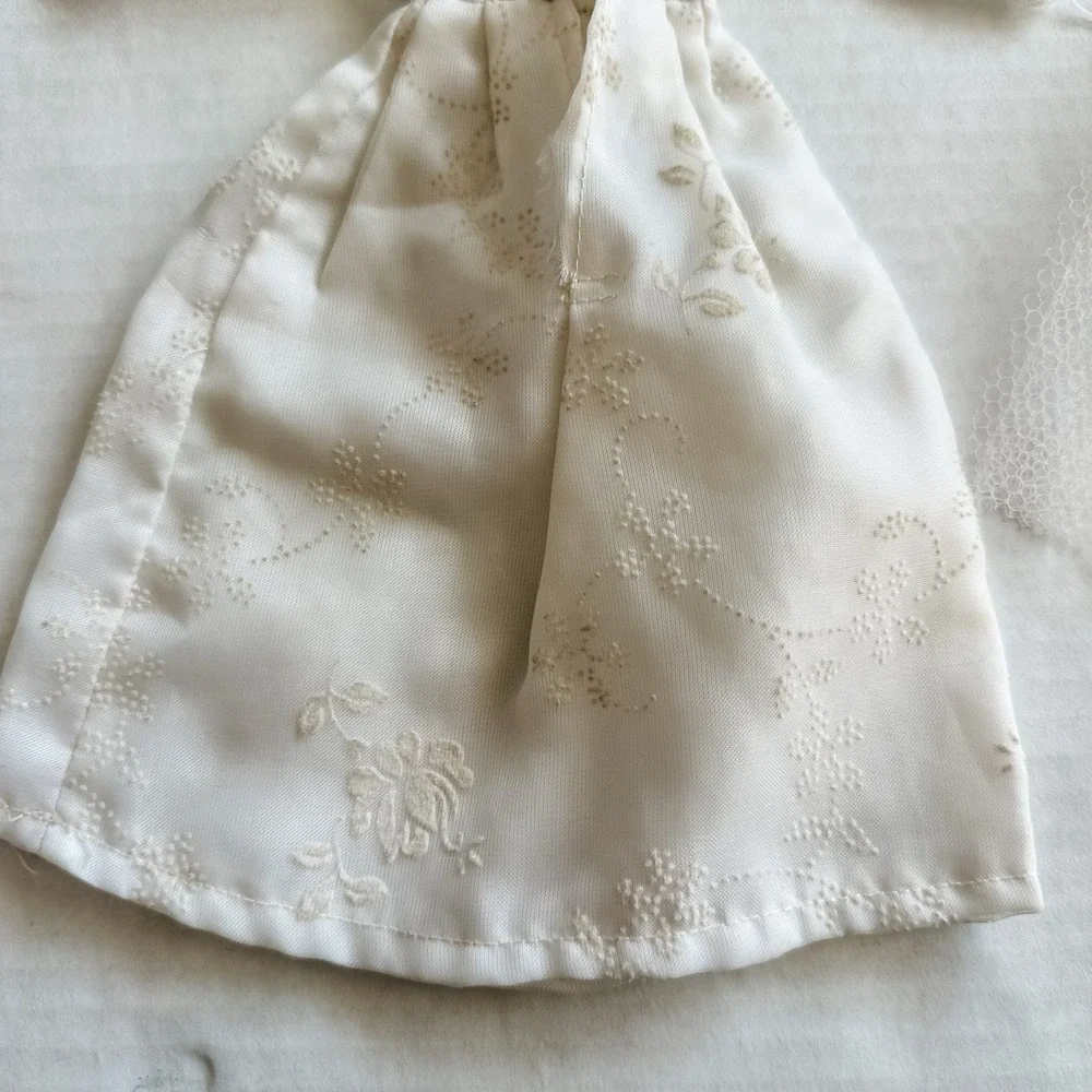 Vintage 1960's Barbie‎ Wedding Dress & Beaded Veil Outfit